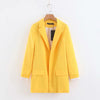2022 Fashion Basic Jacket Blazer Women Suit Cardigan Puff Sleeve Ladies Autumn Brand Coats Casual blazer female