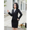 2022 Female Work Uniform Skirt Suits Women Business 2 pieces Suit Blazer+Elegant Skirt Formal Clothes