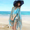 Fashion Floral Chiffon Blouses Women Summer Style Beachwear Cover up Elegant Flower Print Chiffon Loose Blouse Shirt