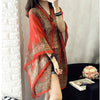 Fashion Floral Chiffon Blouses Women Summer Style Beachwear Cover up Elegant Flower Print Chiffon Loose Blouse Shirt