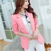 Fashion Winter Casual Women White Blazers and Jackets Female Slim Coat Femme Long Sleeve feminino plus size work cape Suit