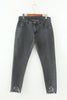 Fashion Women Jeans Blue/Gray High Waist Casual Denim Ankle Ripped Hole Pencil Pants Jeans Trousers Female Plus Size XL~5XL
