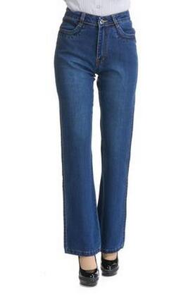 High Waist Jeans Women casual Bell Bottom Jeans Female Slim Elastic Flare Pants women denim pants Plus Size 7XL S733