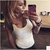 Hot Selling Fashion Women Vests Summer Basic T-shirts Tank Top Cotton Sleeveless Tops
