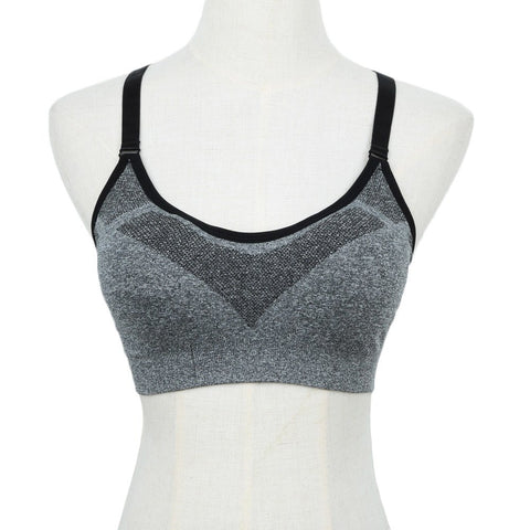 Hot Summer Women Fashion Push Up Bra Stretch Tank Top Sporting Bra Clothing For Women Fitness Bra Bralette Crop Top Vest