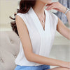 Korean style Summer New Fashion Women Chiffon Vest Ladies Female Sleeveless Shirt Tank Top Femininas Plus Size Clothing