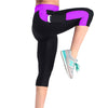 Leggings Women Patchwork Pocket Fitness Legging High Waist Elastic Skinny Workout Mid-Calf Pencil Pants Plus Size Polyester
