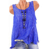 New 3 Colors Ladys Summer Casual Tank Splicing Mesh Backless Tops Blouse Womens Sleeveless Chiffon Vest Tee shirt plus size