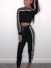 New Arrivals Fashion Casual Red Green Black Patchwork Long Sleeve Women Playsuits Rompers Womens Jumpsuit Bodysuit