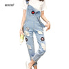 New Arrivals Womens Jumpsuits Overalls Ripped Hole Patchwork Denim Jumpsuits Casual Spring Plus Size Rompers and Jumpsuits
