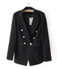 New Autumn Ladies  double breasted suit blazer femme slim blazer Women coat jacket casual outwear s938
