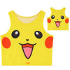 New Cartoon Pattern Crop Top Women Camis Pikachu Charmander Squirtle Print tank Tops Colorful Sleeveless Tee Vest