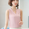 New Fashion Women Chiffon Blouses Ladies Tops Female Sleeveless Shirt Blusas Femininas White,Red S -2XL Plus Size