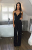 New Fashion Womens Sleeveless sling deep V-Neck Jumpsuit Ladies Evening NightOut Party