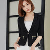 New Korean Leisure Half Sleeve Small Suit Ladies Work Clothes Blazer Jacket