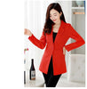 New Long Women Blazers And Jackets Basic Coats Female Vintage Blaser Jaqueta Feminina Femme Plus Size Work Wear Suit