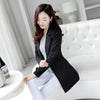 New Long Women Blazers And Jackets Basic Coats Female Vintage Blaser Jaqueta Feminina Femme Plus Size Work Wear Suit