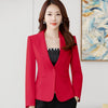 New Professional blazer women long sleeve one button slim temperament jacket  casual fashion ladies plus size coat
