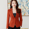 New Professional blazer women long sleeve one button slim temperament jacket  casual fashion ladies plus size coat