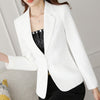 New Professional blazer women long sleeve one button slim temperament jacket  casual fashion ladies plus size coat