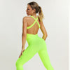 New Sexy Fitness Jumpsuit Full Bandage Sporting Bodysuit Sexy Sleeveless Solid Four Colors Bodysuit Backless Women Jumpsuit