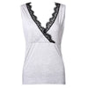 New Sexy Tank Tops Women Summer Vest Tops simple Sleeveless Ladies V Neck Slim Sexy Tanks Tops AQ705937