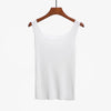 New Slash Neck Tank Tops Female Summer Fashion Solid Camis Women Hight Quality Yellow Purple Black White Tops Sexy And Cute