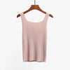 New Slash Neck Tank Tops Female Summer Fashion Solid Camis Women Hight Quality Yellow Purple Black White Tops Sexy And Cute