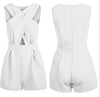 New Solid Sexy Womens Celeb Backless Playsuit Jumpsuit Romper Shorts Summer Beach