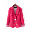 New Spring Automn Ladies  Suit Slim Women Basic Jacket Casual Outwear Women Blazers And Jackets WWT9967