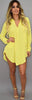 2022 New Spring Camisa Feminina Long V-neck Blouse Irregular Blusa Chiffon Shirt Women Blouses Clothing Vestidos YFF6132
