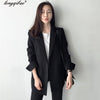 2022 New Spring Fashion Plaid Blazer Casual Suit Women Blazer Slim Double Breasted Work Design Coat jackets