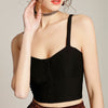New Summer Sexy tank Stripe tops tees lingerie Fashion Women Short Casual Tank Tops Vest Bow Bandage Halter crop tops women
