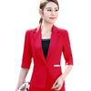 New Women Blazers and Jackets Basic Coats Female Red Black Blue Blaser jaqueta feminina Femme plus size work to wear
