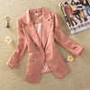 New Women Plaid Office Lady Blazer Jacket Fashion Notched Collar Work Suit Elegant Work Spring Autumn Women's Blazers