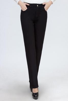 New arrival pants straight jeans women plus size 42 43 women's denim trousers