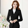 New autumn winter women long-sleeve v-neck blazer plus size  fashion office formal female jacket coat Feminin work wear
