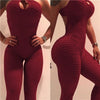 New sexy full bandage sporting bodysuit Sleeveless solid jumpsuit and romper Summer bodycon overalls fitness jumpsuits