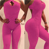 New sexy full bandage sporting bodysuit Sleeveless solid jumpsuit and romper Summer bodycon overalls fitness jumpsuits