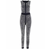 2022 Newest Summer Jumpsuit Women Celebrity Party Sleeveless O-Neck Beading Sexy Night Out Full Length Bodysuit Women Wholesale