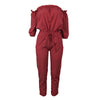 Rompers Women Jumpsuit Sexy Full Length Off Shoulder Print Dot Elastic Waist Female Playsuit Overall Women Clothing WS5081P