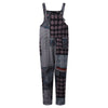 Women Casual Floral Priend Loose Strap Romoers Jumpsuit Summer Cotton Linen Baggy Long Overalls Wide Leg Pants
