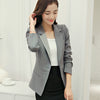 Sale  Fishion Office Lady Business Blazer Feminino Solid Spring Autumn All-match Women Blazers Suits Long-sleeve Suit