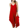 Sexy Party V Neck spaghetti strap wide leg Romper Women Jumpsuit Loose green flare Haren trouser Playsuit plus size overall