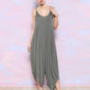 Sexy Party V Neck spaghetti strap wide leg Romper Women Jumpsuit Loose green flare Haren trouser Playsuit plus size overall