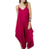Sexy Party V Neck spaghetti strap wide leg Romper Women Jumpsuit Loose green flare Haren trouser Playsuit plus size overall