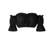 Sexy Strapless Off Shoulder Tee Tops Summer Short Sleeve Beach T Shirts Women Solid Color Crop Tops Camiseta Blusa