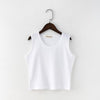 Sexy Summer Women Candy Color Cotton Tanks Camisole Fitness T Shirt Top Basic Tank Top Crop Blusas Vest Camisole