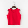 Sexy Summer Women Candy Color Cotton Tanks Camisole Fitness T Shirt Top Basic Tank Top Crop Blusas Vest Camisole