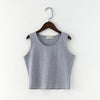 Sexy Summer Women Candy Color Cotton Tanks Camisole Fitness T Shirt Top Basic Tank Top Crop Blusas Vest Camisole